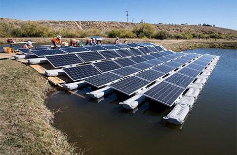 floating solar panels