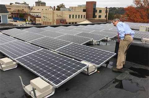 solar panel installation