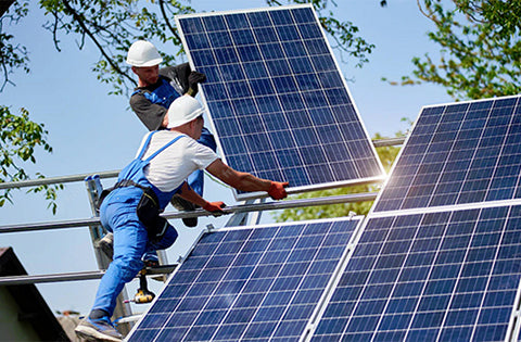 solar panel installation