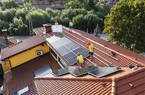 rooftop solar panels