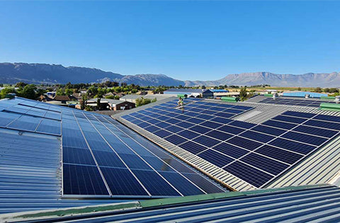 roof-mounted solar panel