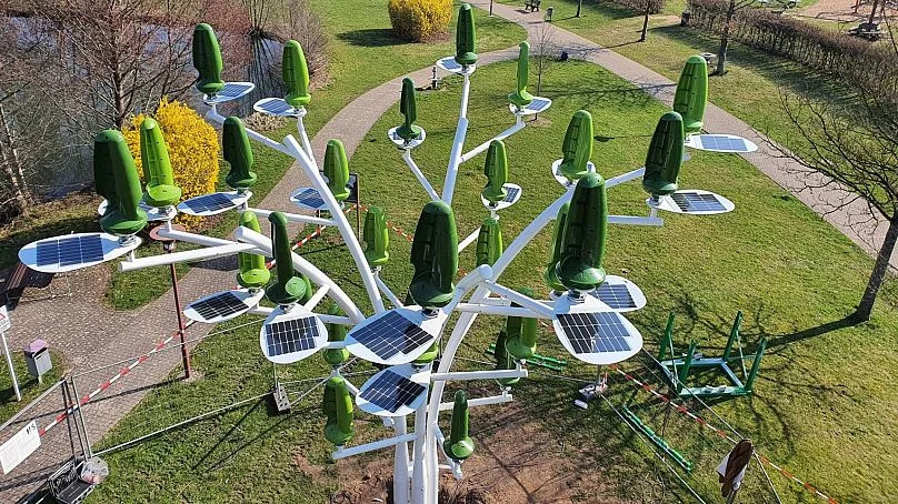 Could ‘wind trees’ with micro turbines be a solution to green energy in tight urban spaces?