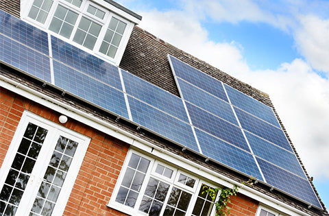 roof-mounted solar panel
