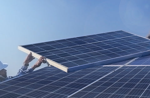 solar panel installation