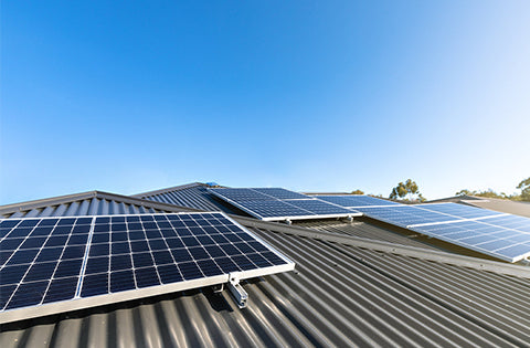 roof-mounted solar panel