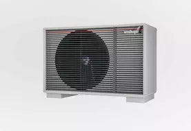 Quiet heat pump works with inverter