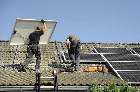 solar panel installation
