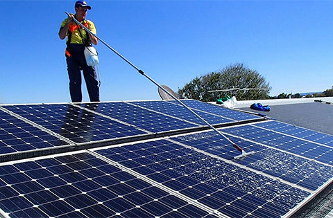 solar panel cleaning