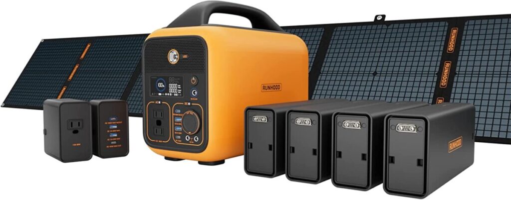 Kit solar autónomo con baterías modulares de intercambio rápido