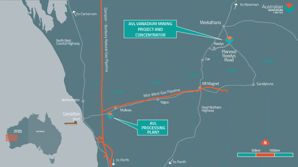 Globally significant vanadium mine in WA ‘bankable,’ construction slated for 2023