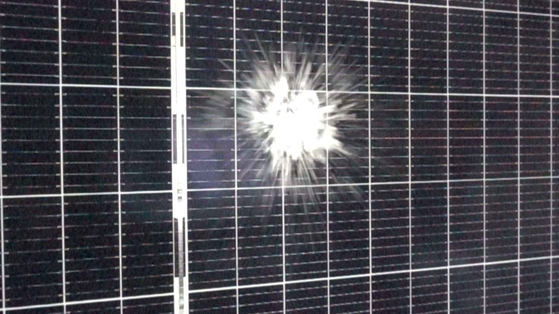 How big must hailstones be to damage PV systems?