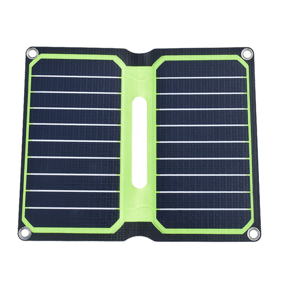 Mono integrated solar charger 5V/10W green