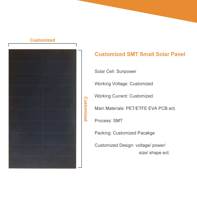 New design SMT small sunpower PV panel 0.1W-1.5W customized circle small solar panel SMT MINI SOLAR PANELS