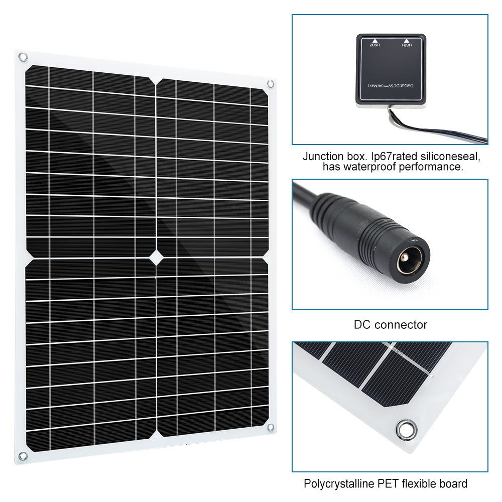 Xinpuguang@_Mono flexible solar panel 18V 25W 340x465mm
