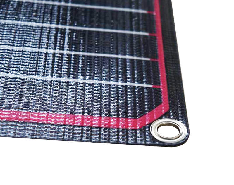 Mono integrated solar charger 5V/10W red orange