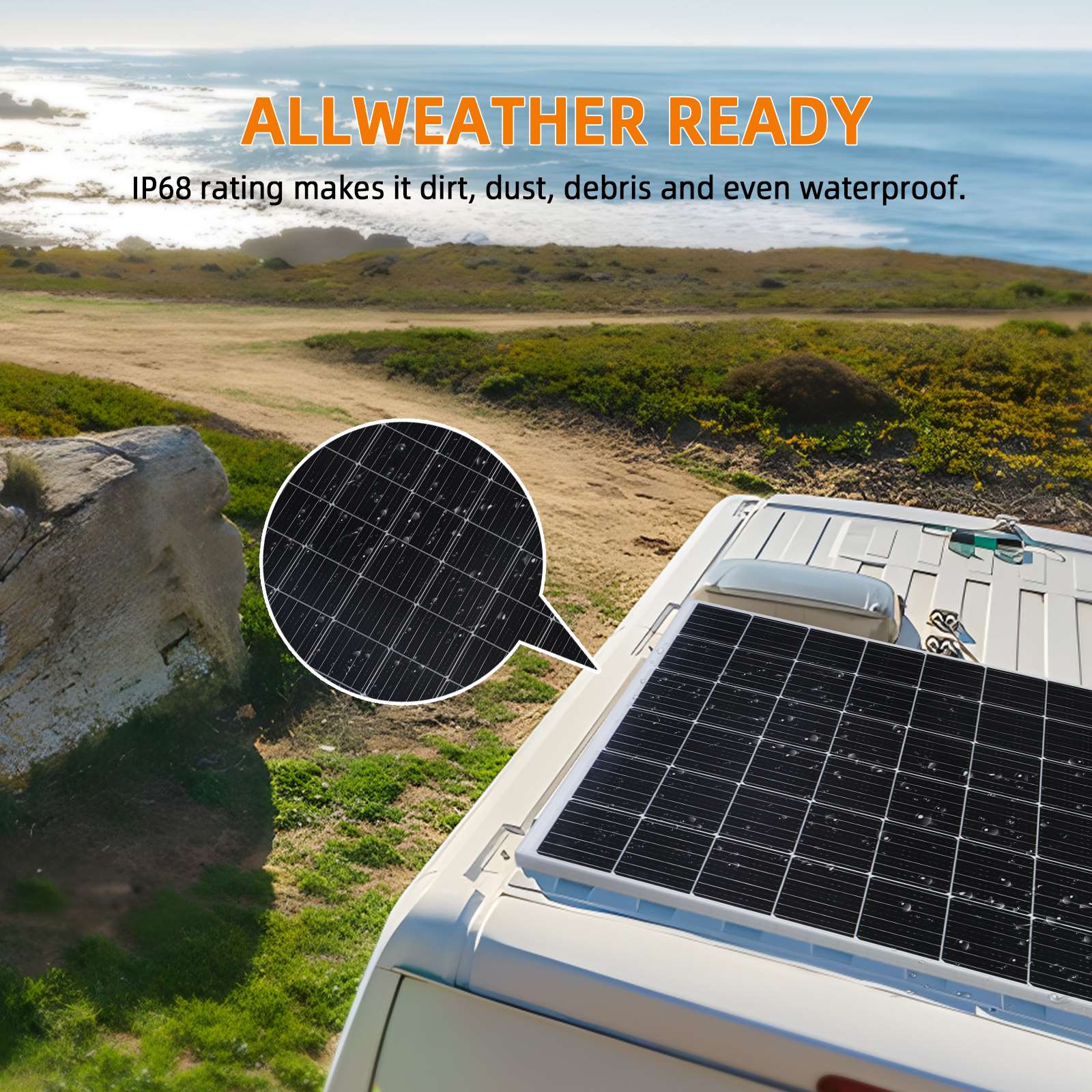 Solarparts OEM 360W glass panel for solar plant