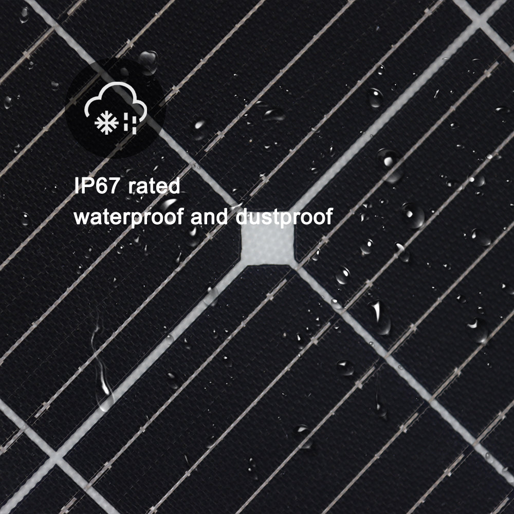 Flexible triangle solar panel 34.1V/170W