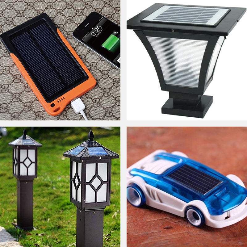 New design SMT small sunpower PV panel 0.1W-1.5W customized circle small solar panel SMT MINI SOLAR PANELS