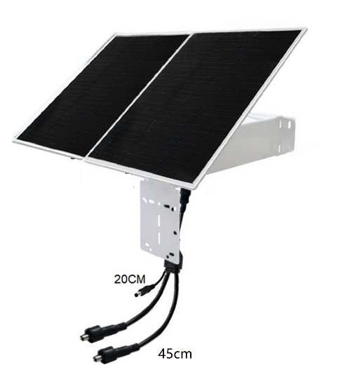 40W /13.5V Solar-powered security camera