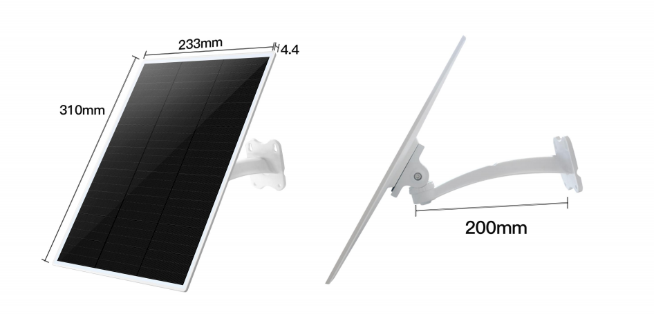 15W/5V Solar-powered security camera