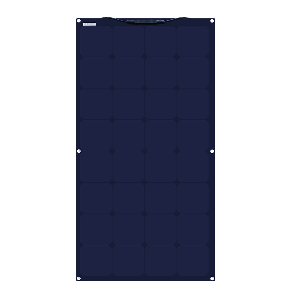 100W semi-flexible solar panel