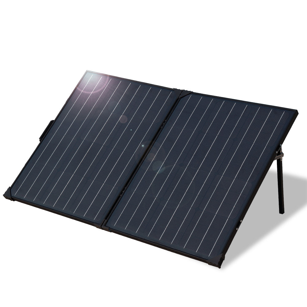 Mono foldable 2*50W solar charger 100w 18v 680*510*25mm