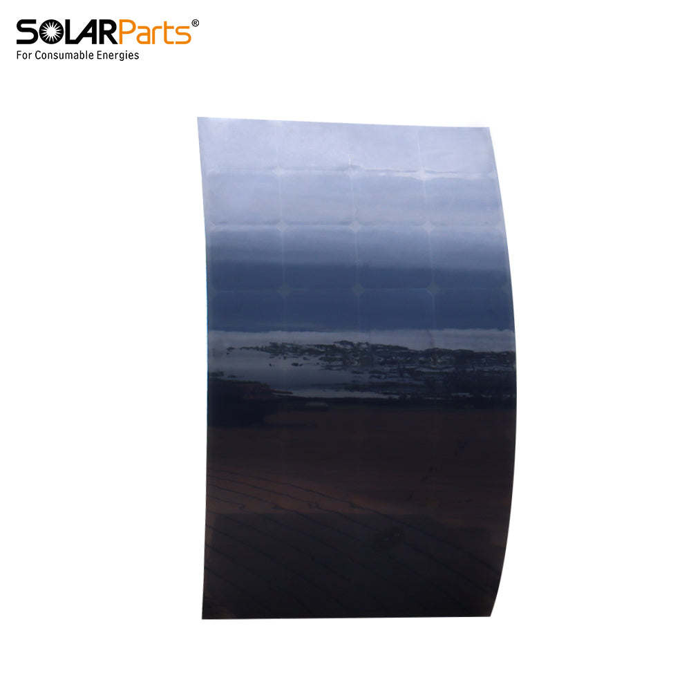 Solarparts@ 120W 19.8V Semi-Flexible Solar Panel 1148×520×3mm