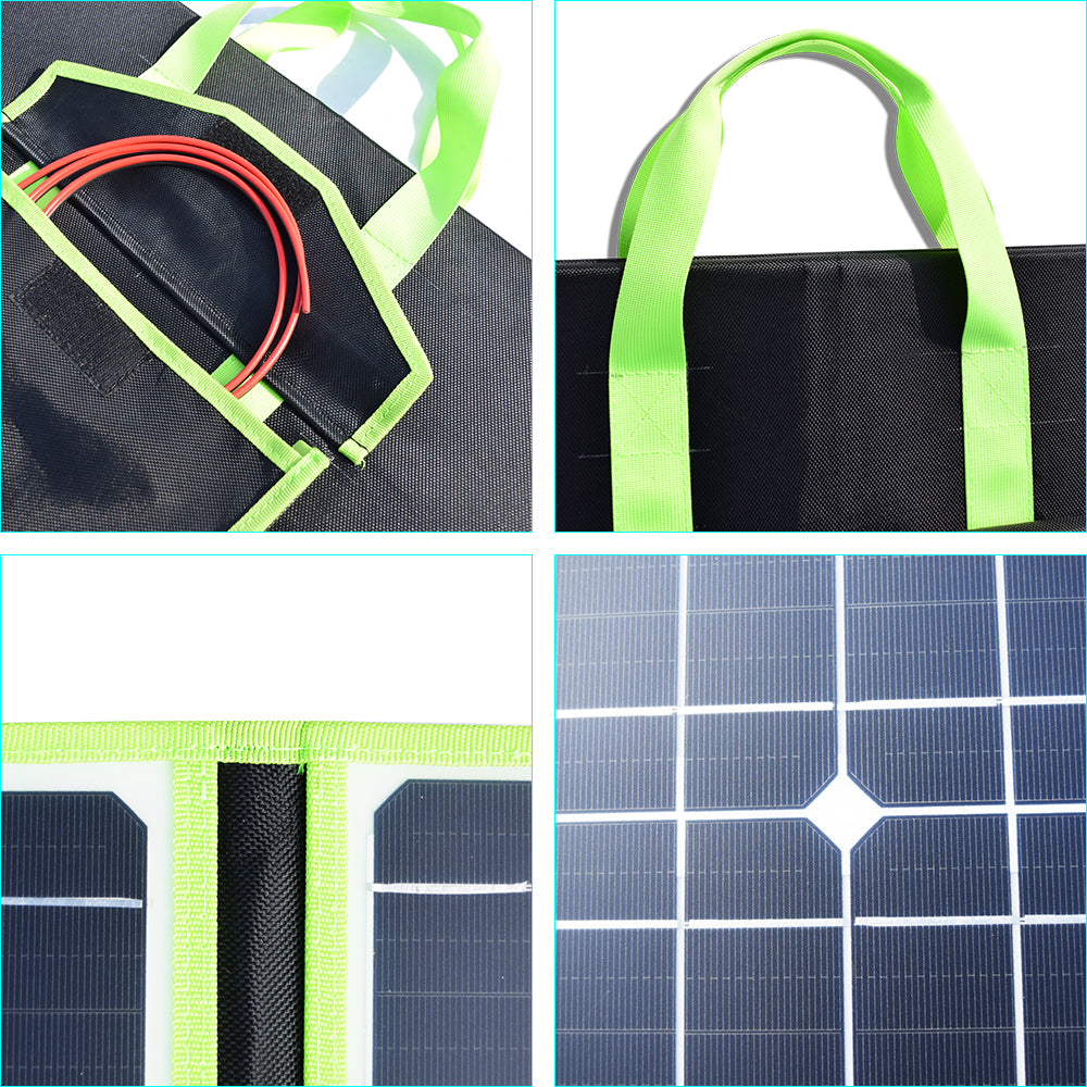 Solarparts mono portable solar charger 20V/200W 445*660*25mm with USB Socket