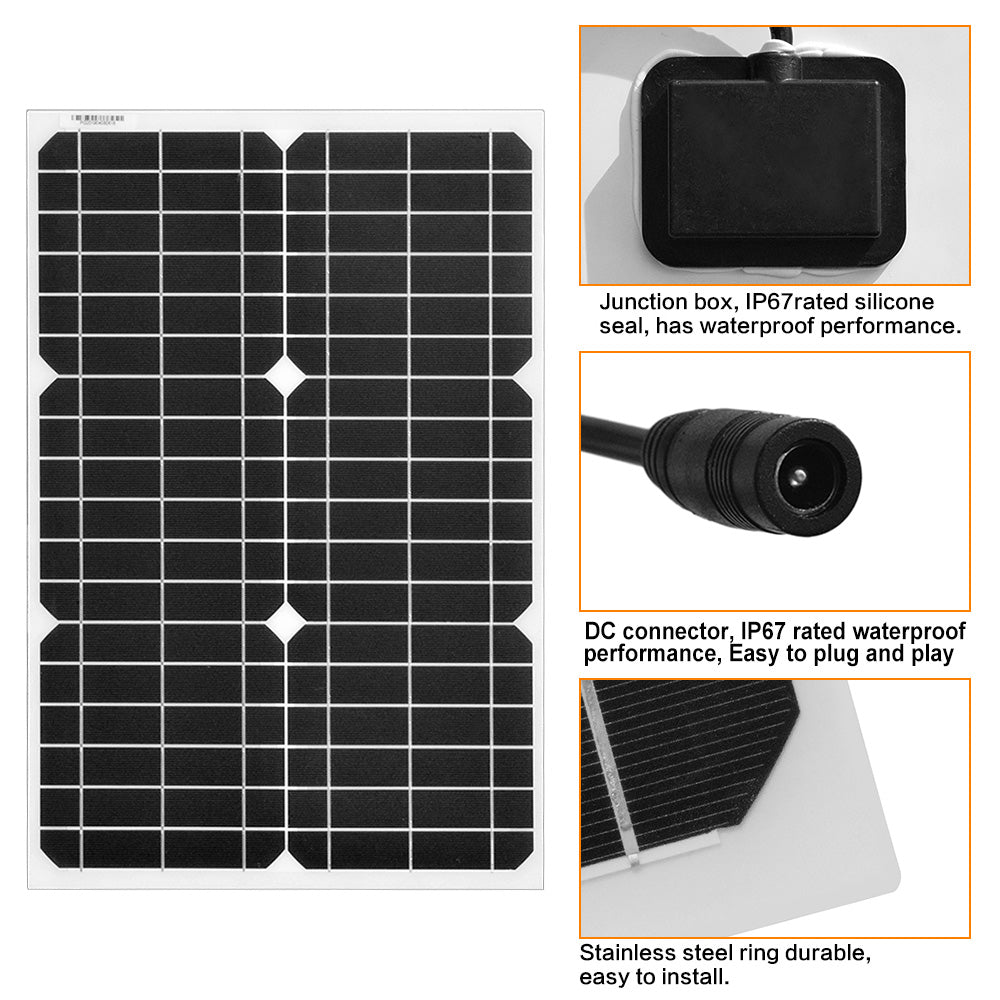 Xinpuguang@_Mono flexible solar panel 18V 30W 510*330*3MM