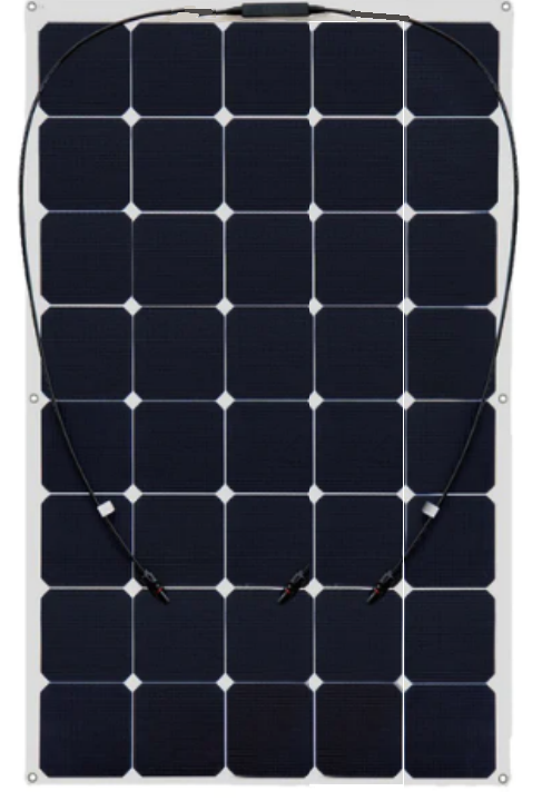 Solarparts@ sunpower flexible solar panel 22v 125w 1185*667*3mm