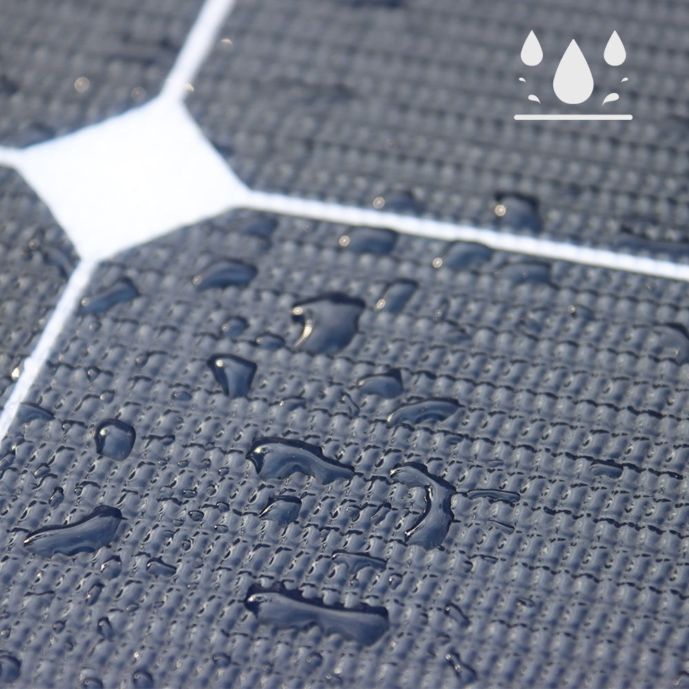 the surface of solar panel