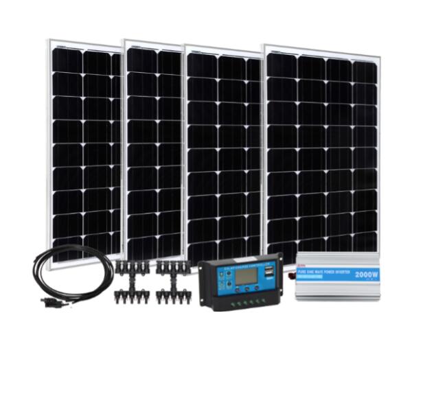 400W Framed Glass Mono Solar Kits