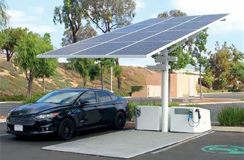 Solar panel and EV