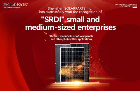 SOLARPARTS Inc. was Successfully Selected into the List of "SRDI" Enterprises in Shenzhen