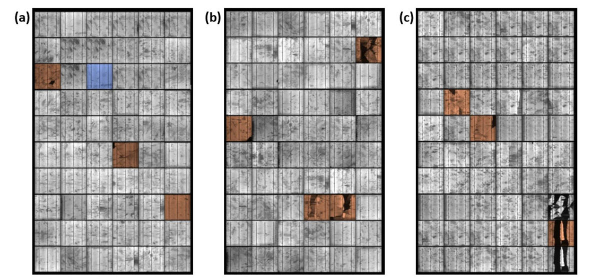 Small cracks have negligible effect on solar cell performance