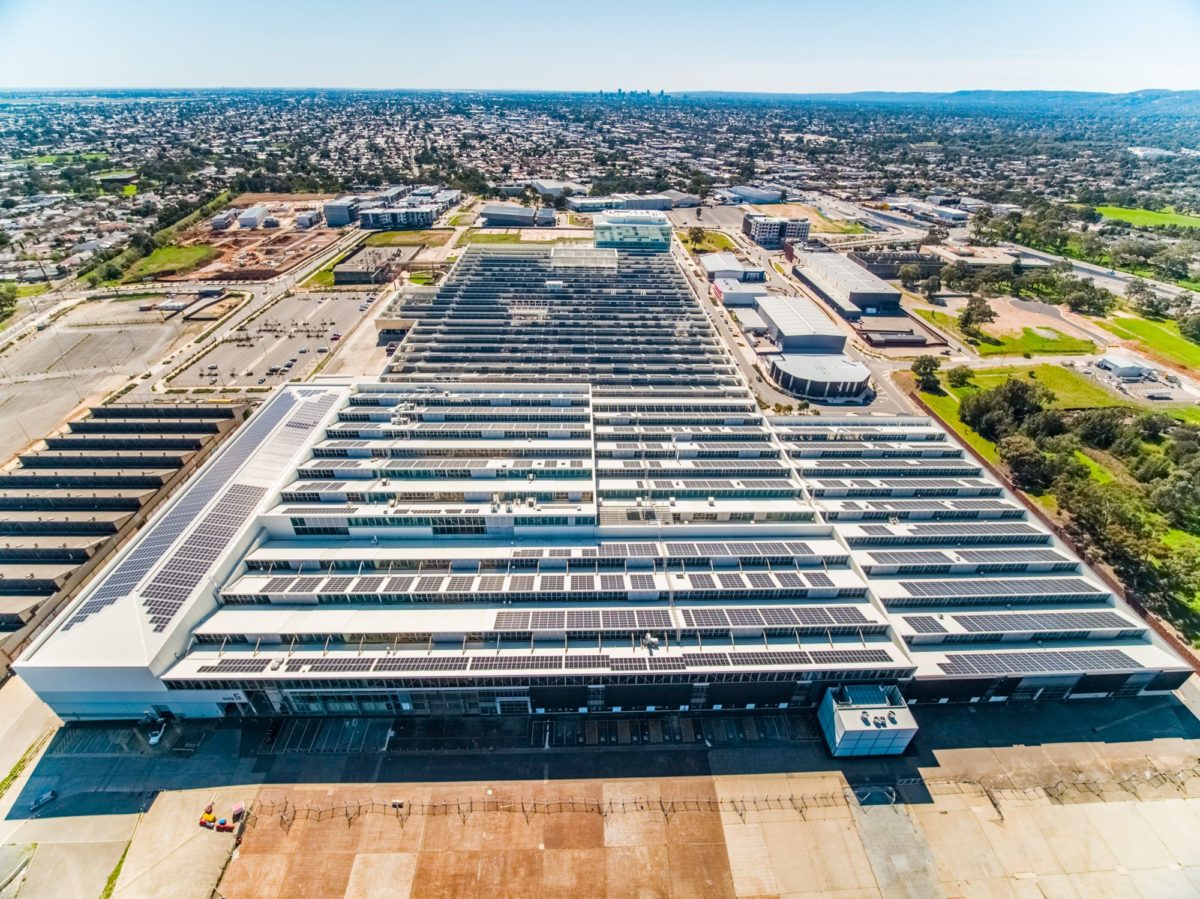 Massive commercial PV install ‘practically’ completed at former car manufacturing plant in Adelaide