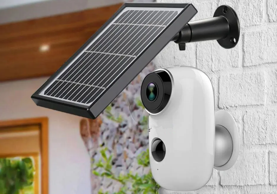 What is a solar-powered security camera?