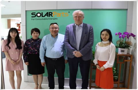 Belgian Consul in Guangzhou pays a visit to SOLARPARTS
