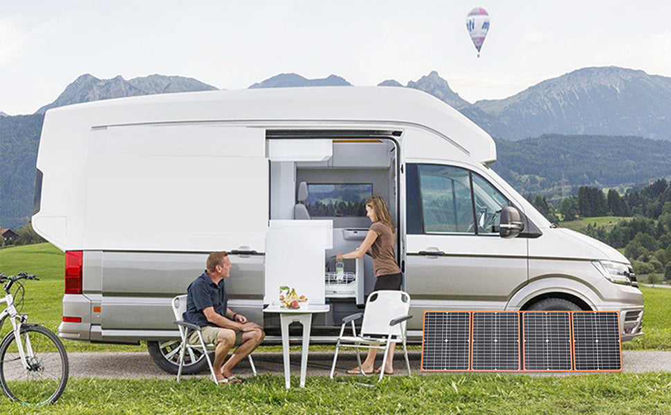 CARAVAN VEHICLE SOLAR PANELS-FOR A LIGHTING AND POWERFUL TRIPS