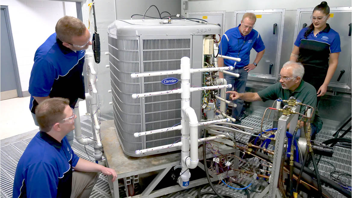 Air-source heat pump for harsh, cold climates