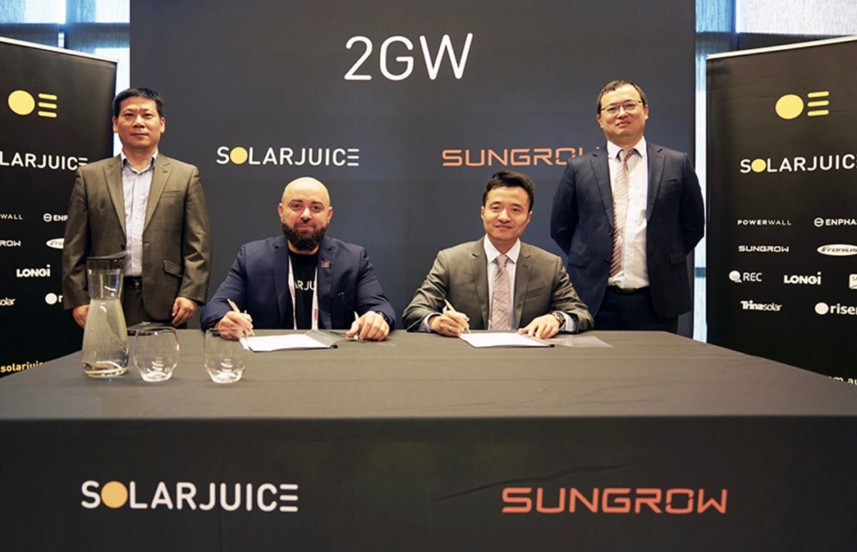 Weekend read: 2 GW Sungrow and SolarJuice distribution agreement is Australia’s largest