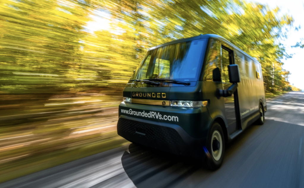 Solar electric camper van with 250-mile range