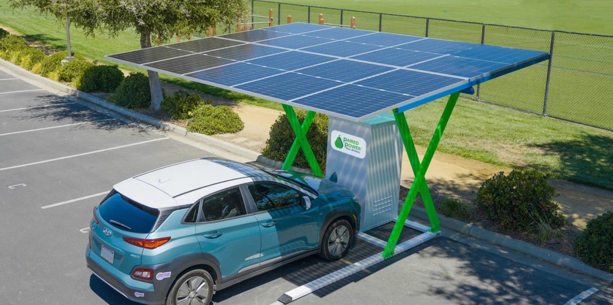 US startup unveils 5 kW solar canopy for EV charging