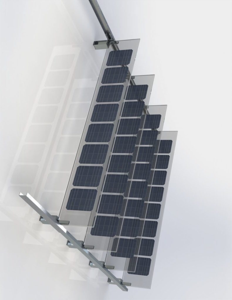Innovaciones en paneles solares para superficies ‘verticales’ que se exhiben en la expo ‘Intersolar’ que se desarrolla en Múnich, Alemania