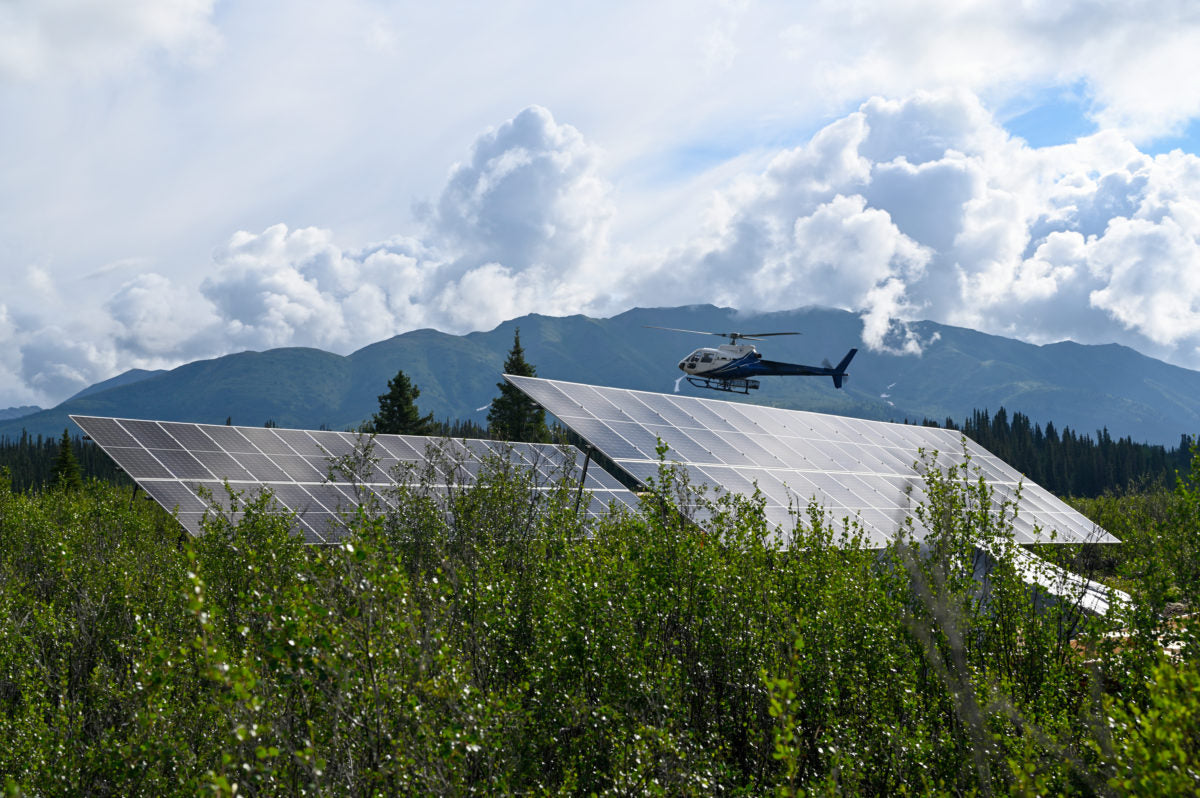 Remote Yukon gold mine encampment now powered by solar and batteries