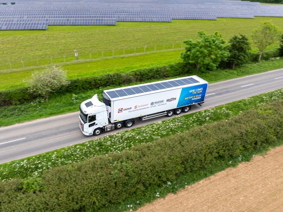 Sunswap rolling out PV-powered transport refrigeration