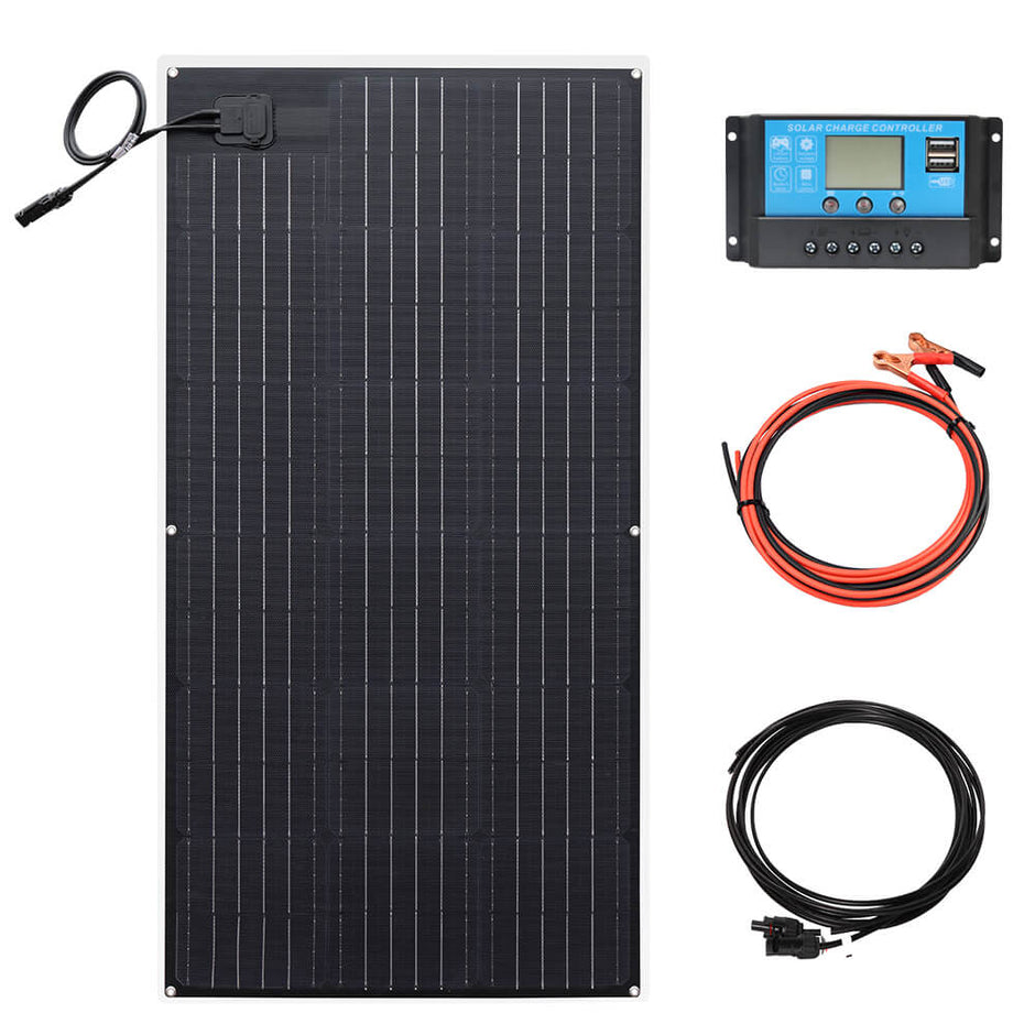 100W ETFE Semi-Flexible Solar Panel Kit 1065*545*4mm