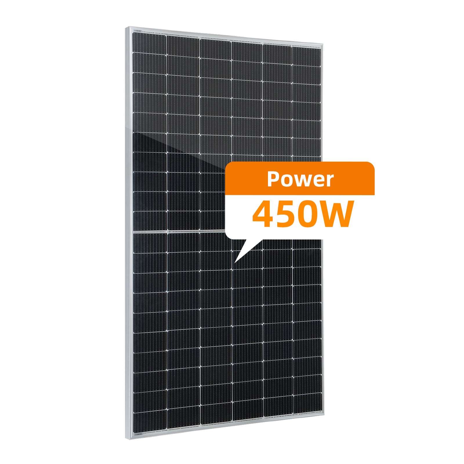 SOLARPARTS OEM 450W GLASS PANEL FOR SOLAR PLANT