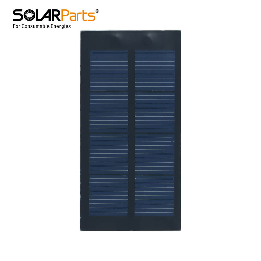 2V/400MA 0.8W PET Solar Pane 60x 120 x 3 mm For solar DIY kits