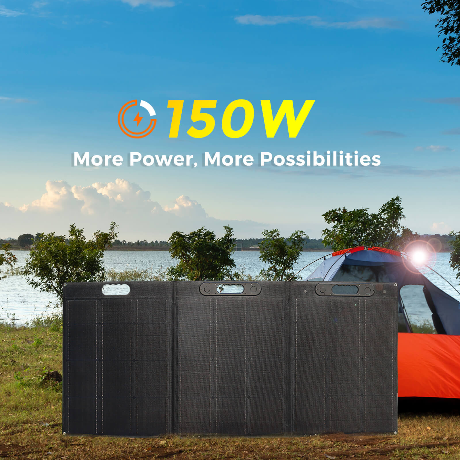 Solarparts@ Mono integrated foldable solar charger 19.8V/150W